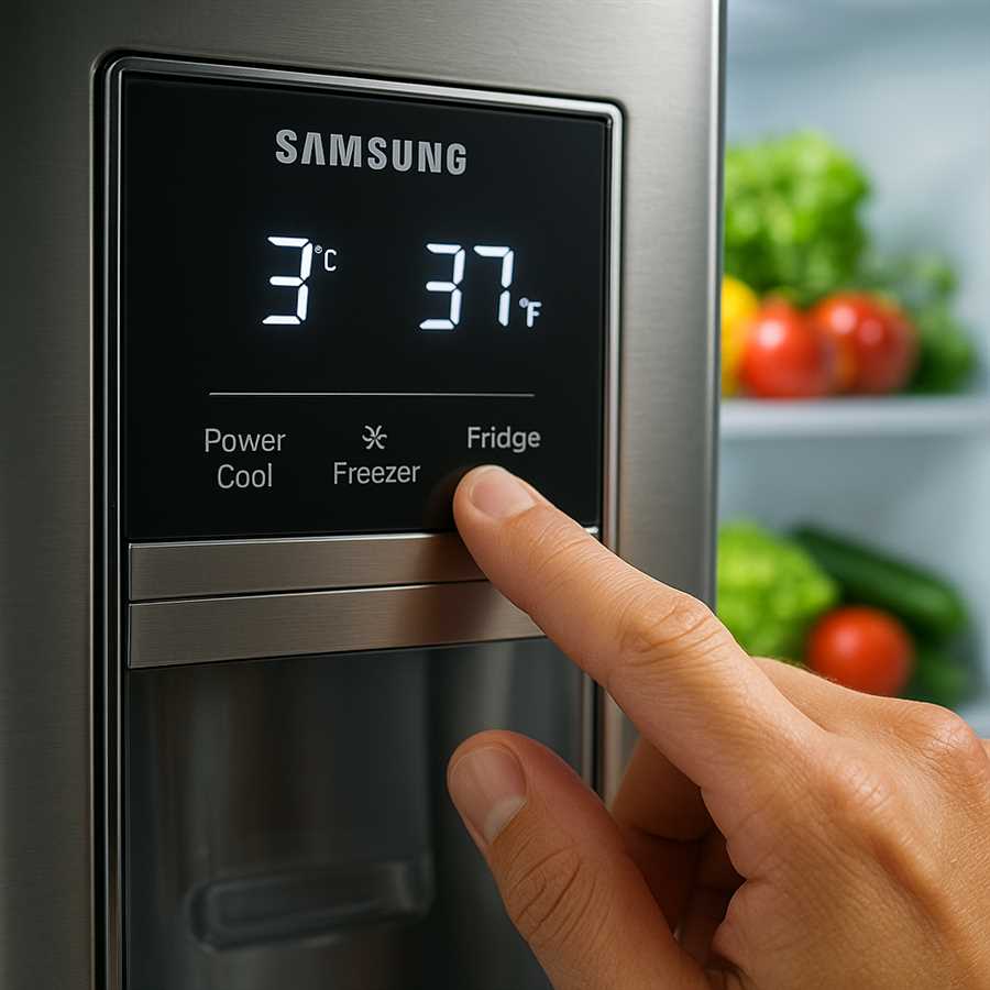 Как настроить температуру в холодильнике Samsung Как настроить температуру в холодильнике Samsung