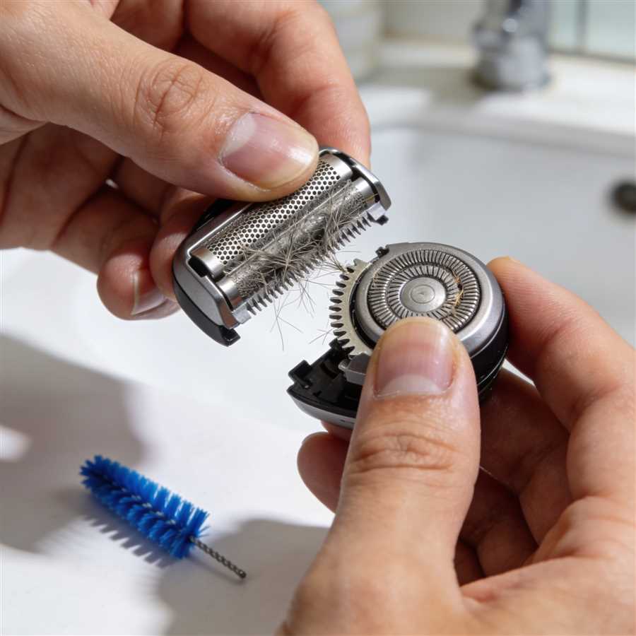 Как почистить бритвенную головку электробритвы