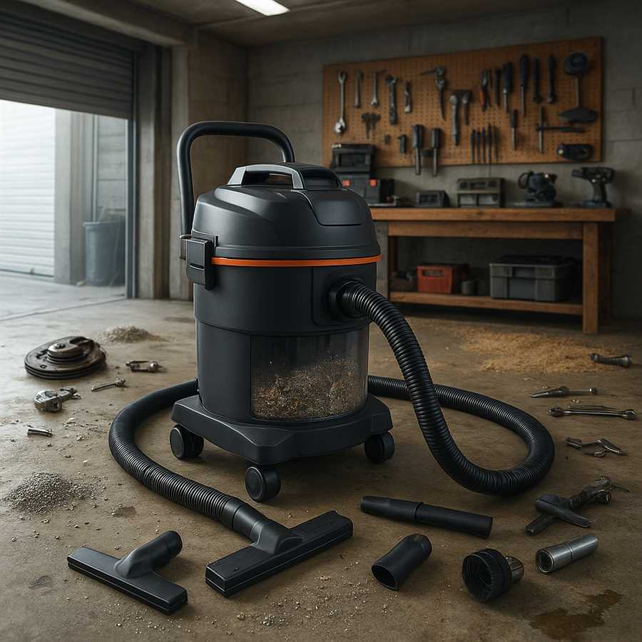 Как выбрать промышленный пылесос для гаража