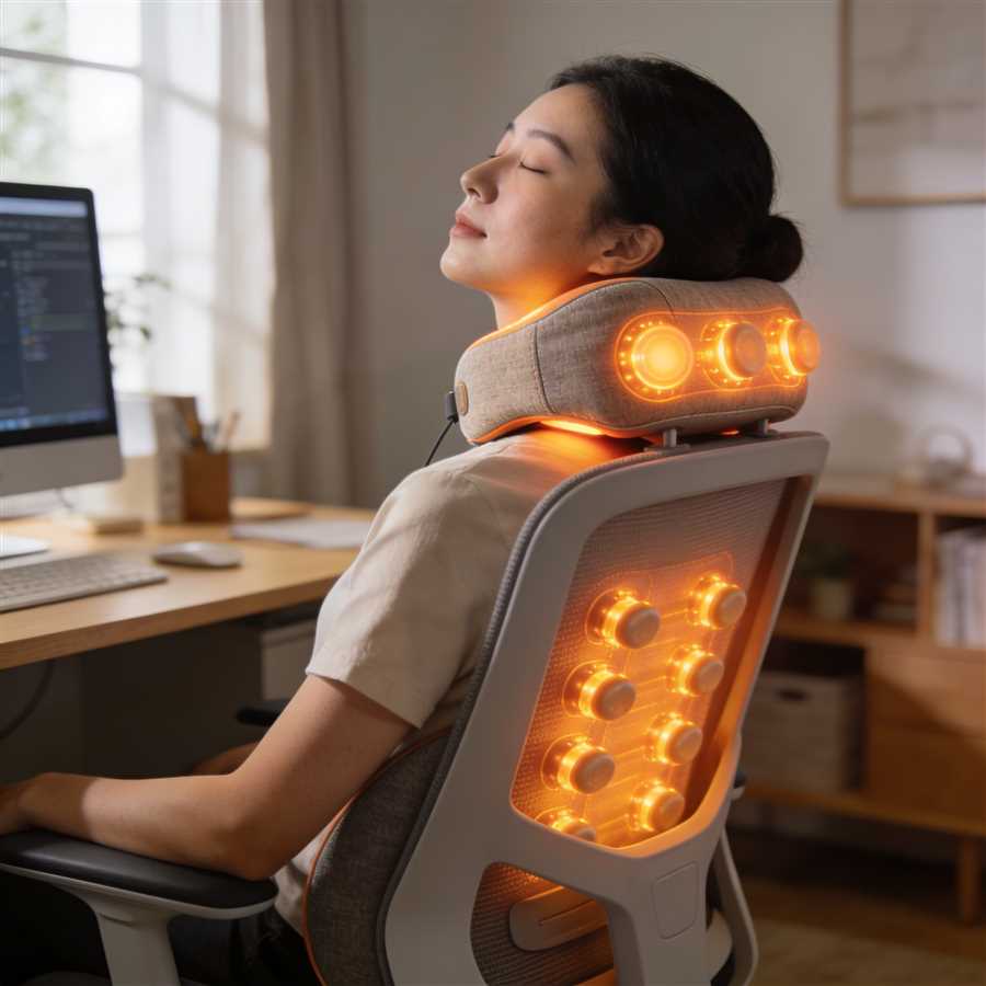 Лучшие массажные подушки для шеи и спины