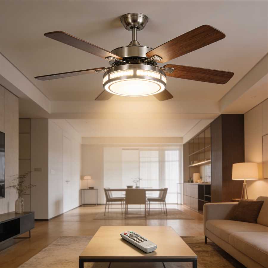 Лучшие потолочные вентиляторы с подсветкой и пультом