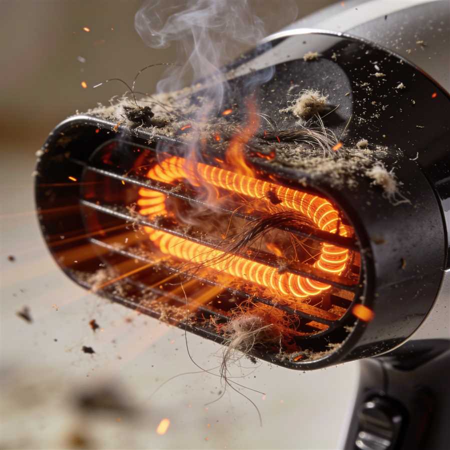 Почему фен издаёт запах горелого при работе