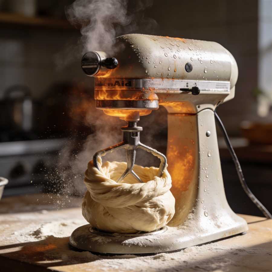 Почему миксер перегревается при замесе теста