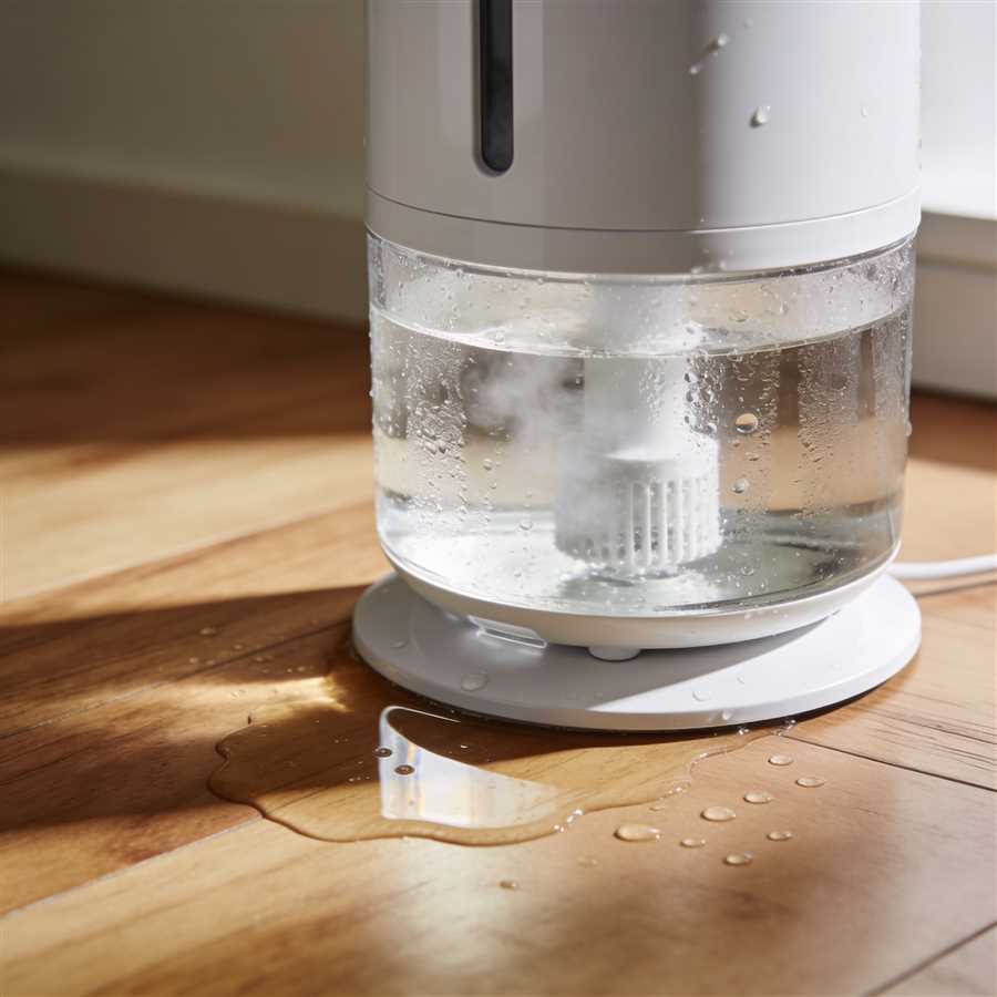 Почему увлажнитель воздуха течёт снизу