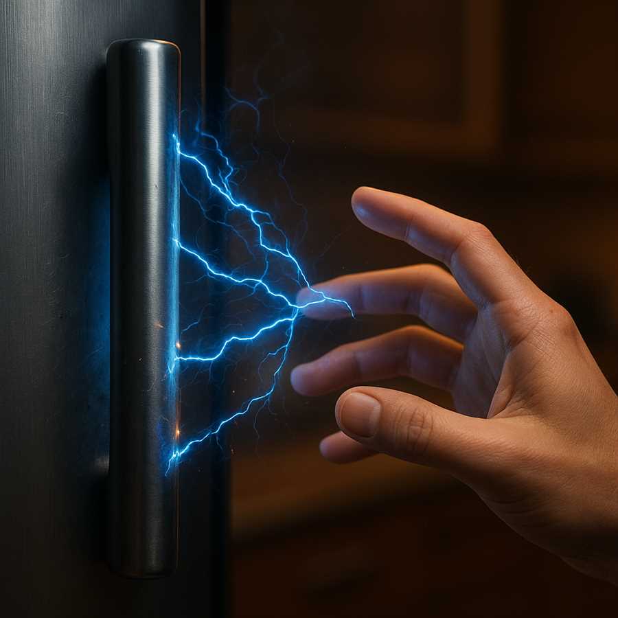 Почему холодильник бьёт током при касании корпуса