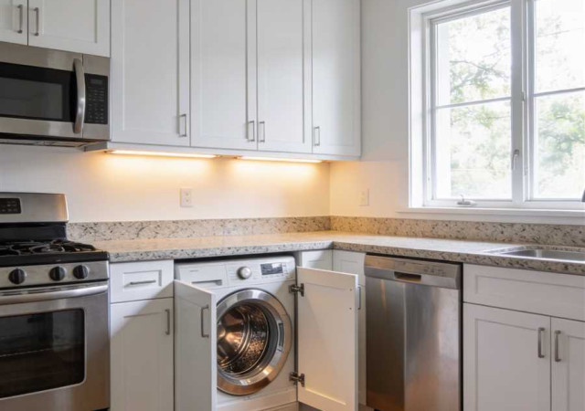 Встраиваемая стиральная машина на кухне – как выбрать