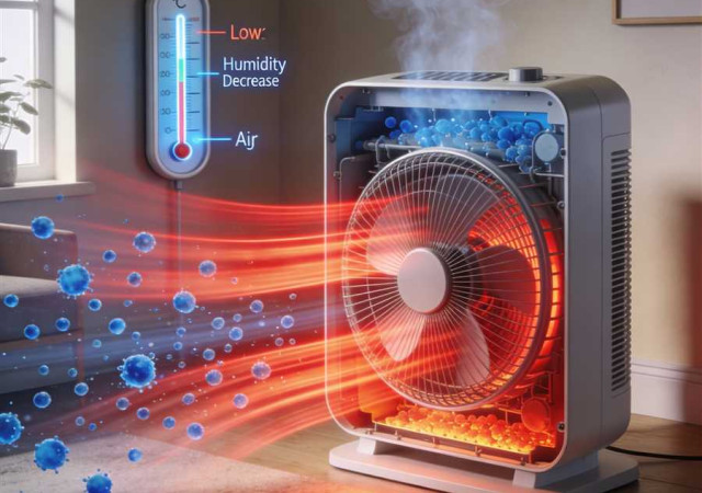 Почему тепловентилятор сушит воздух