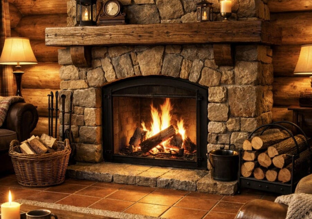 Камин в деревянном доме: что говорит пожарный инспектор