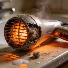 Почему фен перегревается и отключается