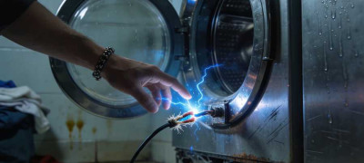 Почему стиральная машина бьёт током при касании корпуса