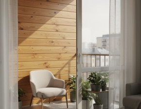 Планкен на балконах и лоджиях: монтаж в ограниченном пространстве