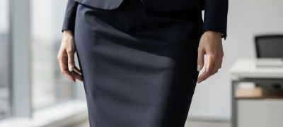 Габардин-стрейч для фигуры «песочные часы»: секреты идеальной посадки