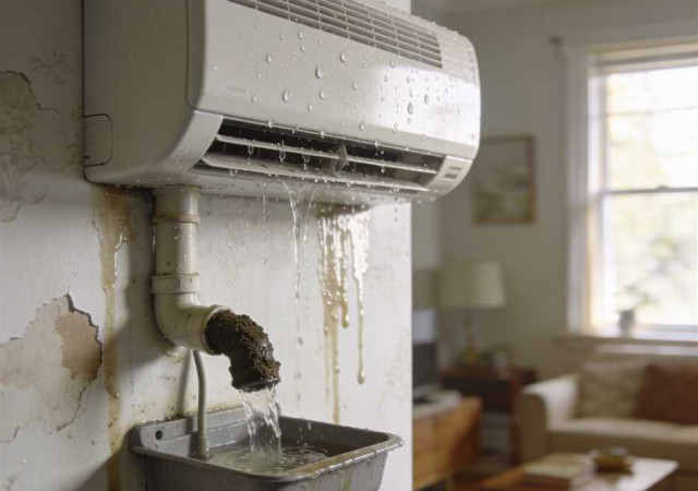 Почему кондиционер капает вода внутри помещения