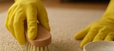 Чем почистить шерстяной ковёр – деликатная чистка