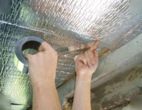 Как правильно положить фольгированный утеплитель