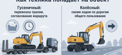 Колёсный или гусеничный экскаватор: что выбрать для городского объекта