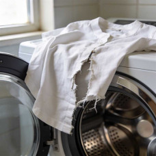 Почему стиральная машина рвёт бельё – причины и профилактика
