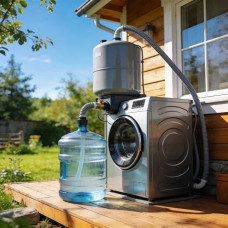 Стиральная машина с баком для воды – для дачи без водопровода