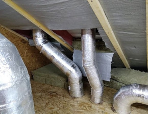 Утепление пластиковых вентиляционных труб на холодном чердаке