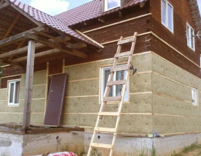 Правила наружного утепления деревянного дома минеральной ватой