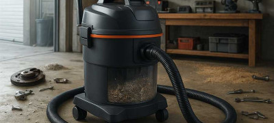 Как выбрать промышленный пылесос для гаража