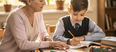 Няня для школьника: помощь с уроками и организация дня