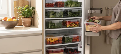Как организовать хранение в холодильнике: зонирование, контейнеры и полезные привычки
