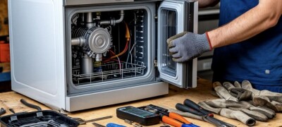 Замена циркуляционного насоса посудомоечной машины
