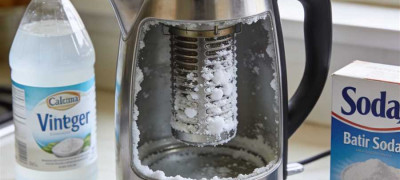 Как почистить чайник от накипи уксусом и содой