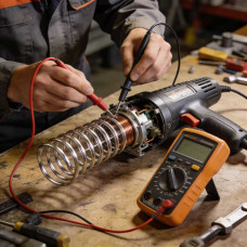 Почему тепловая пушка не греет – проверка нагревательного элемента