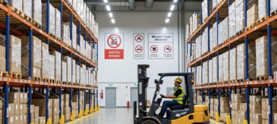 Оптимизация логистики на складе с помощью вилочных погрузчиков