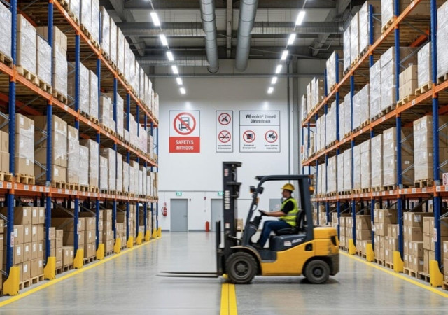Оптимизация логистики на складе с помощью вилочных погрузчиков