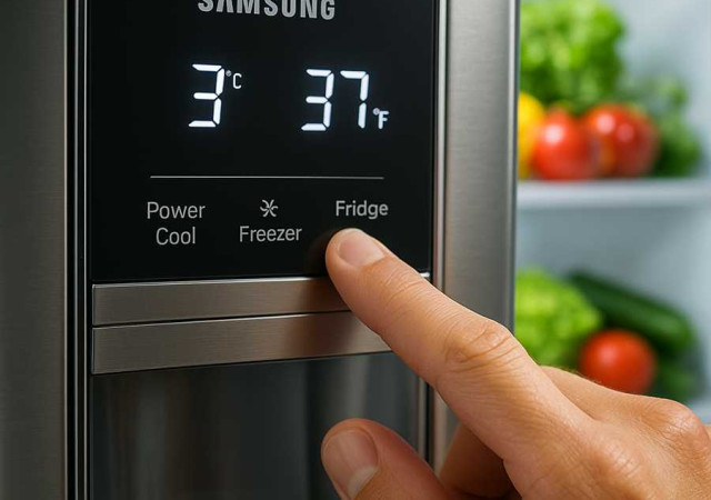 Как настроить температуру в холодильнике Samsung