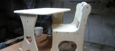 Изготовление детского столика и стульчика своими руками