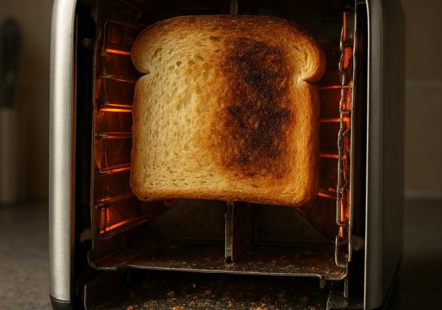 Почему тостер не поджаривает хлеб равномерно