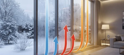 Теплопотери через панорамные порталы: правда ли, что с ними холодно без конвектора?