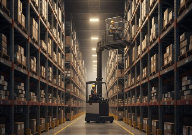 Как рассчитать минимальную ширину прохода для узкопроходного штабелера: формула и примеры