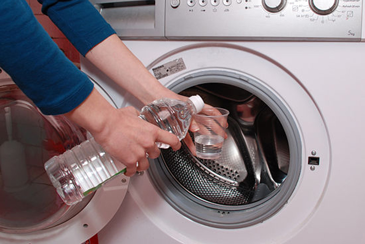 как почистить стиральную машину уксусом