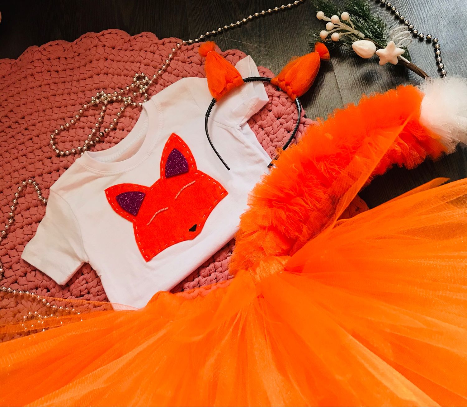 карнавальный костюм лисички для девочки