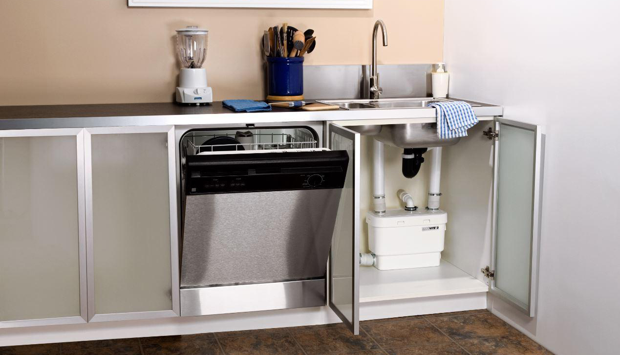 установка посудомоечной машины на кухне