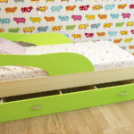 детские кровати с бортиками от 2 лет декор