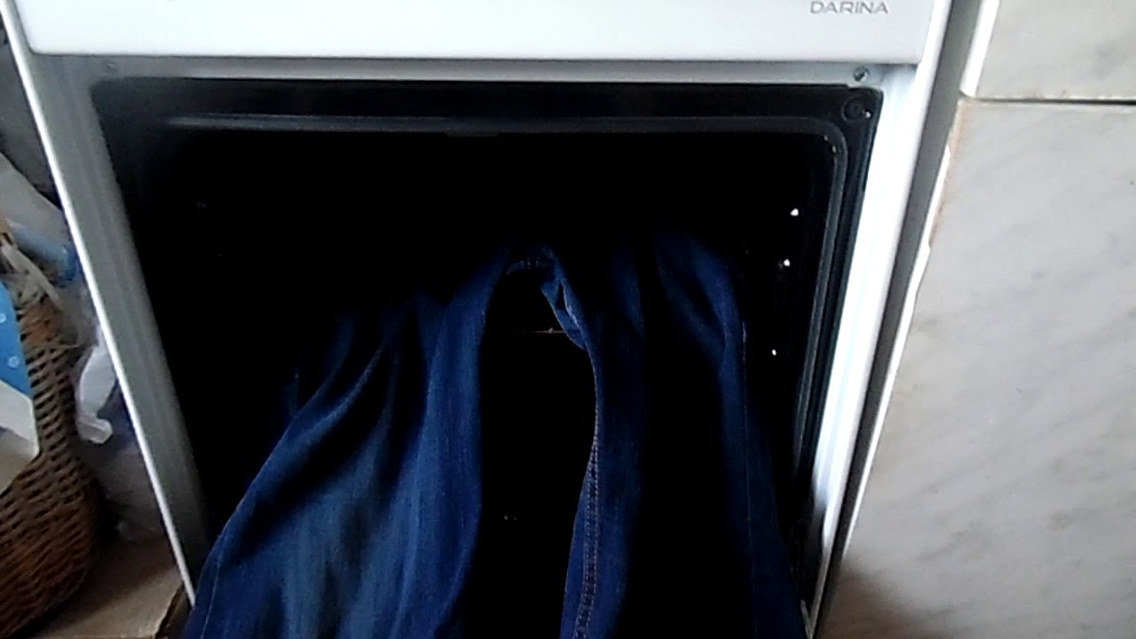 как высушить одежду в духовке