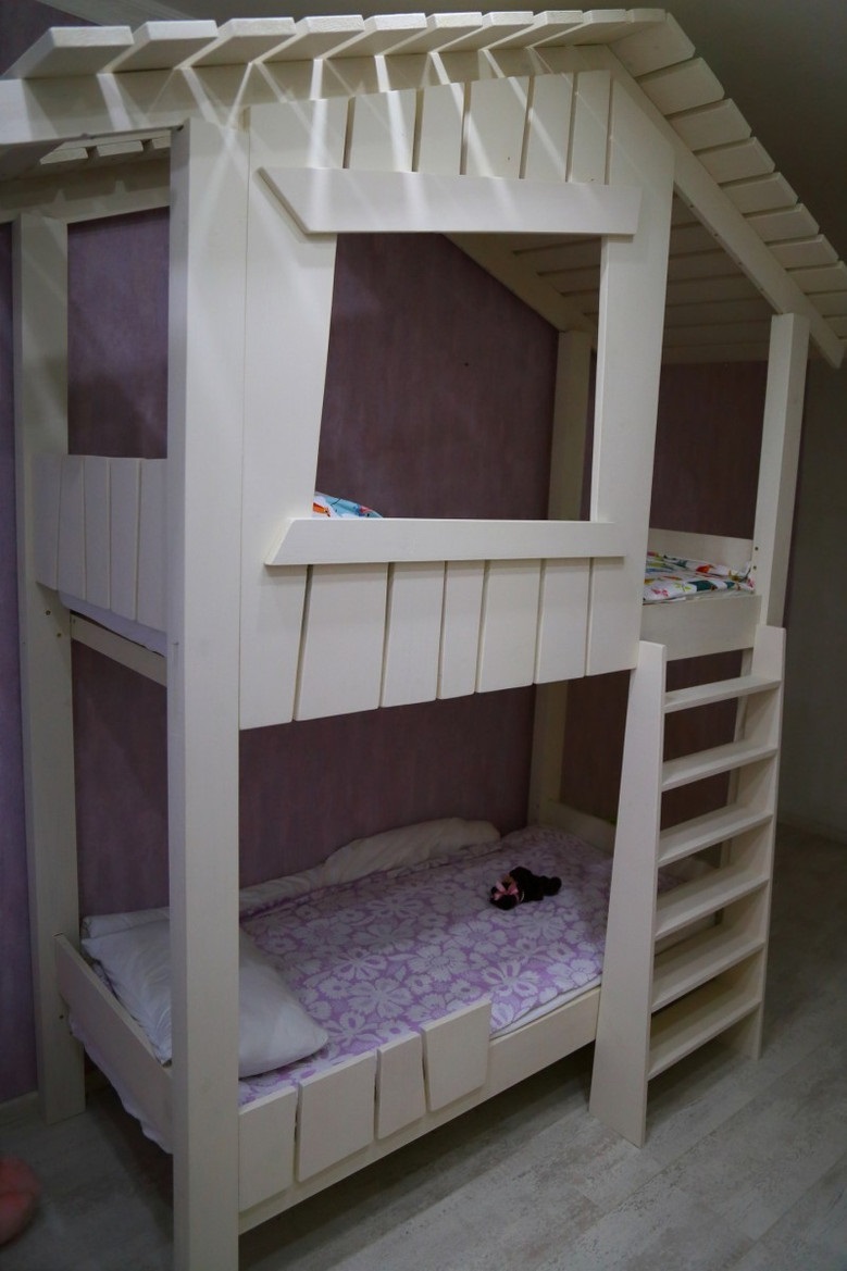 двухэтажная кровать для детей своими руками