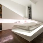 кровать-подиум с подсветкой