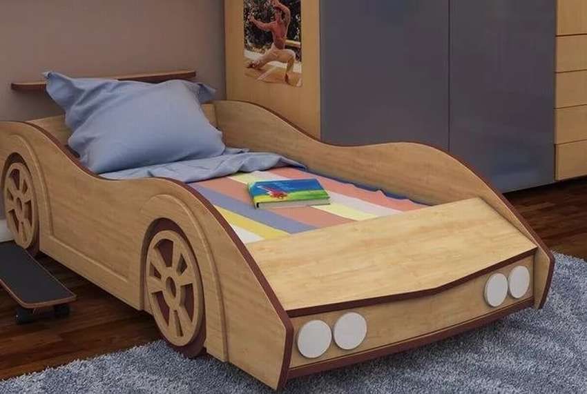 деревянная кровать для мальчик