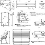 схема изготовления стола-скамьи