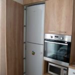шкаф для холодильника деревянный
