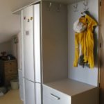 шкаф для холодильника в прихожей