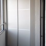 шкаф на балкон белый пластик