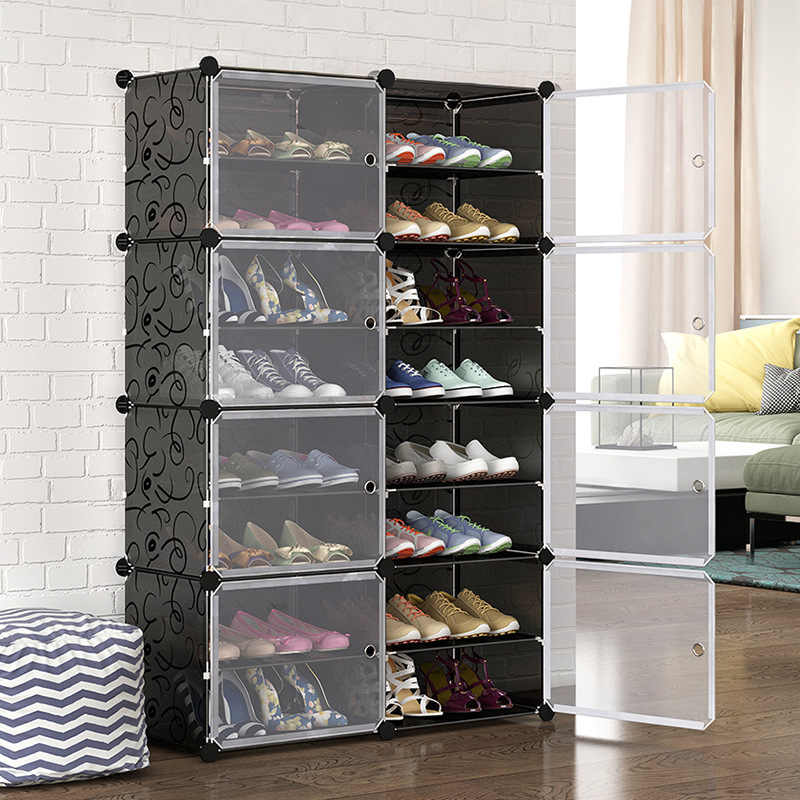 шкафы для обуви с прозрачными дверцами